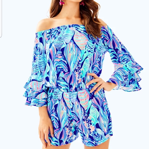 Lilly Pulitzer Pants - Lilly Pulitzer Calla Romper, Size XS
